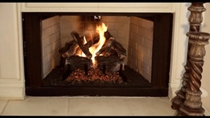 Weathered Oak Charred 2 burner 18 inch Logs