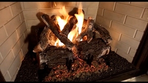 Weathered Oak Charred 2 burner 30 inch Logs