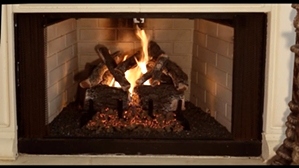 Weathered Oak Charred 2 burner 30 inch Logs