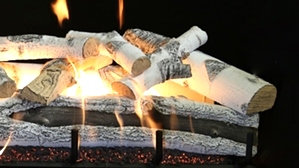 Quaking Aspen 48 Inch Log Set