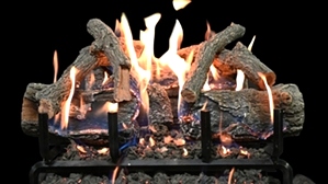 GlowFire Weathered Oak Charred 18 inch  