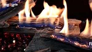 GlowFire Weathered Oak Charred 18 inch