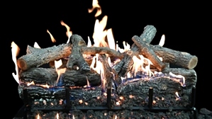GlowFire Weathered Oak Charred 30 inch  