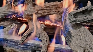 GlowFire Weathered Oak Charred 36 inch 