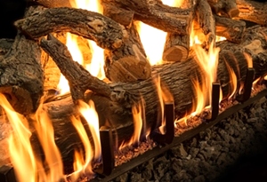 48 INCH VENTED GRAND CANYON WEATHERED OAK LOG SET