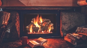 WEATHERED OAK CHARRED 2 BURNER 30 INCH LOGS