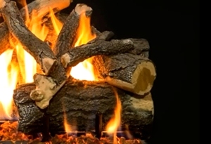 WEATHERED OAK CHARRED 2 BURNER 36 INCH LOGS