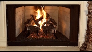 WEATHERED OAK CHARRED 2 BURNER 36 INCH LOGS