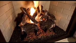 WEATHERED OAK CHARRED 2 BURNER 42 INCH LOGS