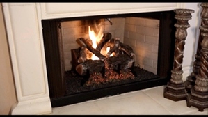 WEATHERED OAK CHARRED 2 BURNER 42 INCH LOGS