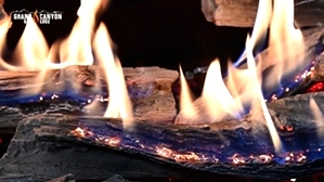 Glowfire Weathered Oak Charred 18 inch Log Set