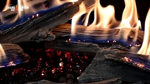 Glowfire Weathered Oak Charred 18 inch Log Set