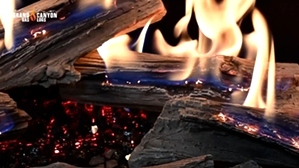 Glowfire Weathered Oak Charred 18 inch Log Set