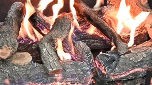 GLOWFIRE WEATHERED OAK CHARRED 30 INCH