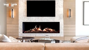 GLOWFIRE WEATHERED OAK CHARRED 36 INCH