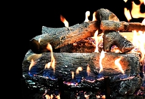 GLOWFIRE WEATHERED OAK CHARRED 36 INCH