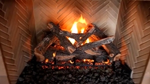 42 Propane VENTED GRAND CANYON WEATHERED OAK 3 BURNER WITH BATTERY ELECTRONIC AND REMOTE SYSTEM