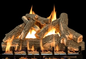 36 INCH VENTED GRAND CANYON WEATHERED OAK LOG SET 