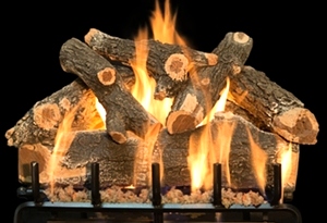 24 INCH VENTED GRAND CANYON WEATHERED OAK LOG SET 