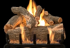 21 INCH VENTED GRAND CANYON WEATHERED OAK LOG SET 