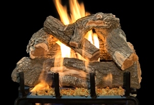 18 INCH VENTED GRAND CANYON WEATHERED OAK LOG SET