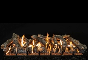 60 INCH VENTED GRAND CANYON WEATHERED OAK LOG SET 