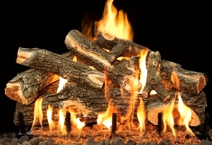 30 INCH VENTED GRAND CANYON WEATHERED OAK LOG SET