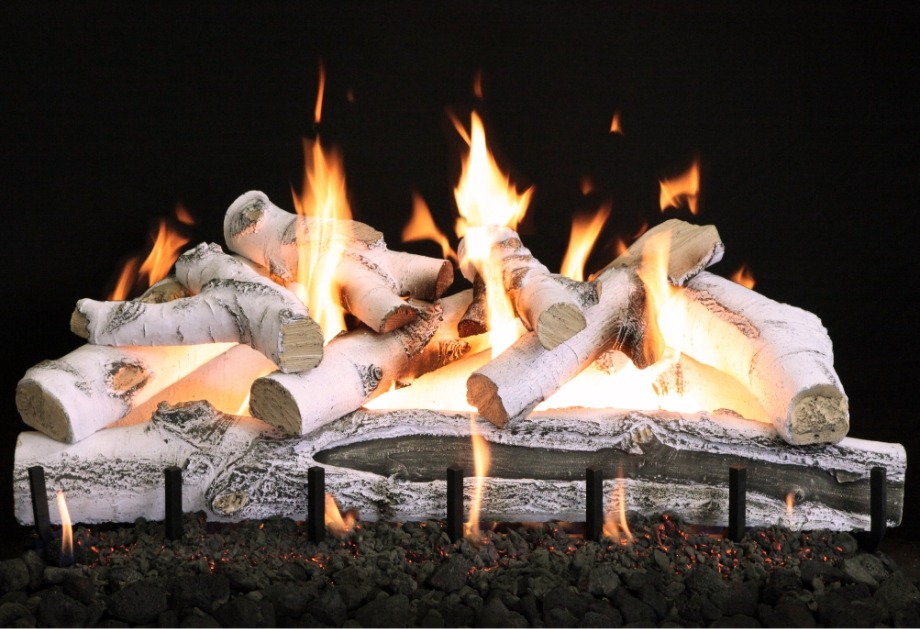 Quaking Aspen 36 Inch Log Set