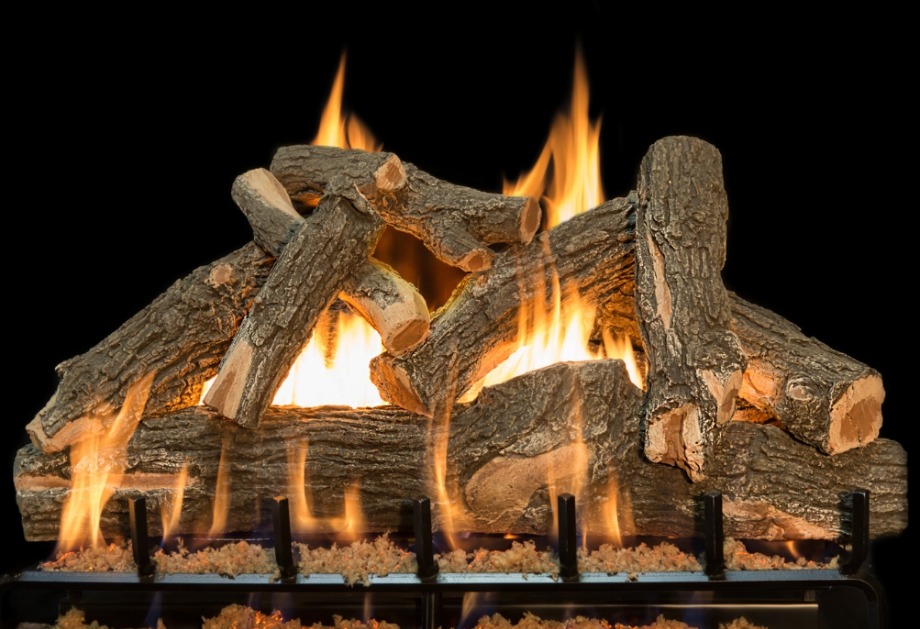 36 INCH VENTED GRAND CANYON WEATHERED OAK LOG SET 